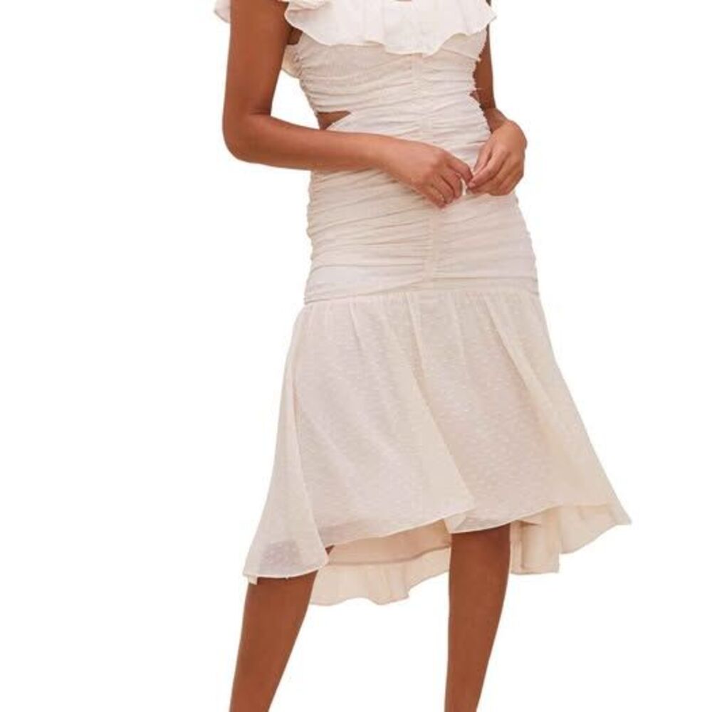 ASTR the Label Devereaux Gathered Ruffle Dress